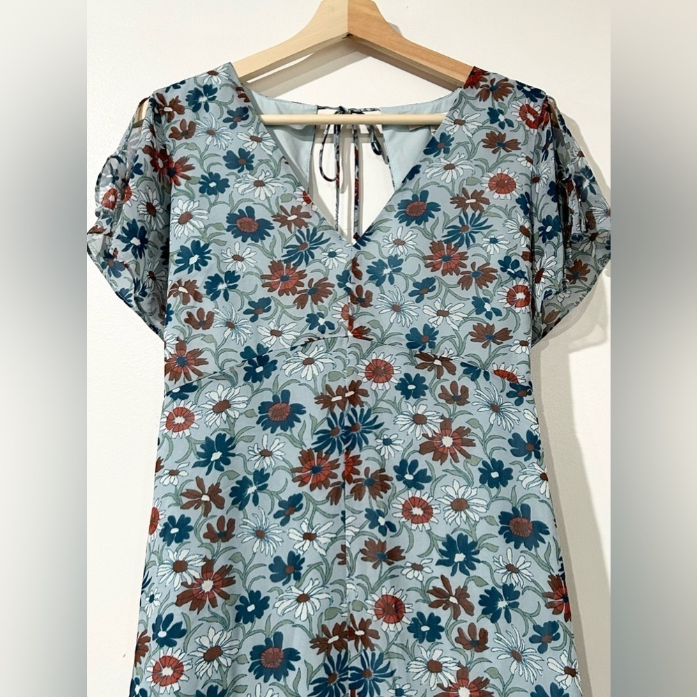 Madewell Floral Mini Dress Wildflower Garden 2 Vacation Graduation Spring - Picture 5 of 8